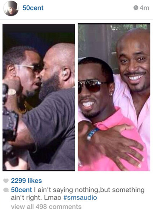 instagram, 50Cent, Rick Ross, P Diddy